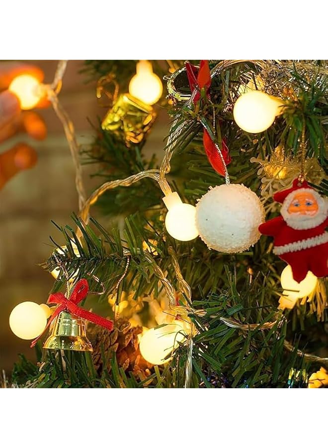 The Bros Globe String Lights, Crystal Ball String Lights Fairy Backdrop Lights with 10M Battery Operated 80 LED String Lights for Indoor Outdoor Party Garden Wedding Camping Decorations - Image 5