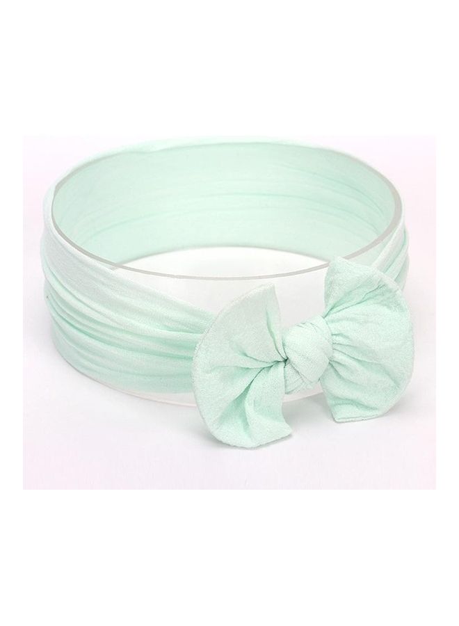 BGM Cute Bowknot Infant Baby Girl Headwear Headbands Green - Image 1