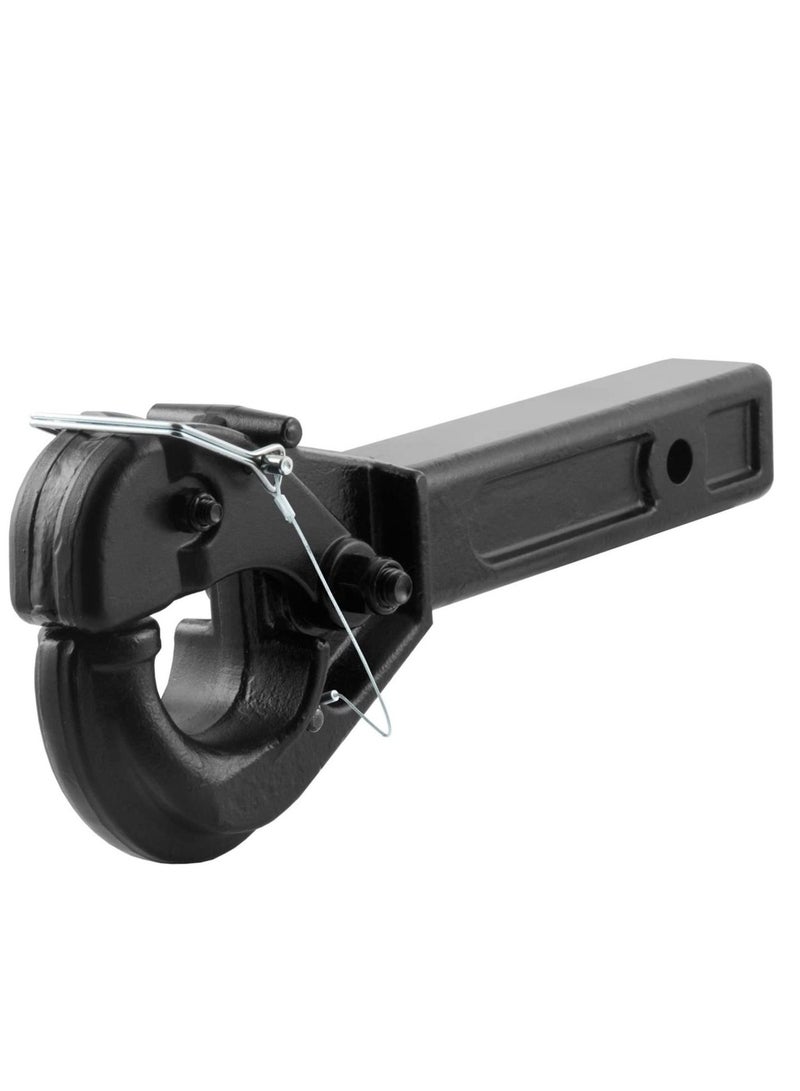 California formula-T Car Pintle Hook Hitch for 2 Inch Receiver 20000 LBS Fits 2.5 Inch Lunette Ring  - Image 1