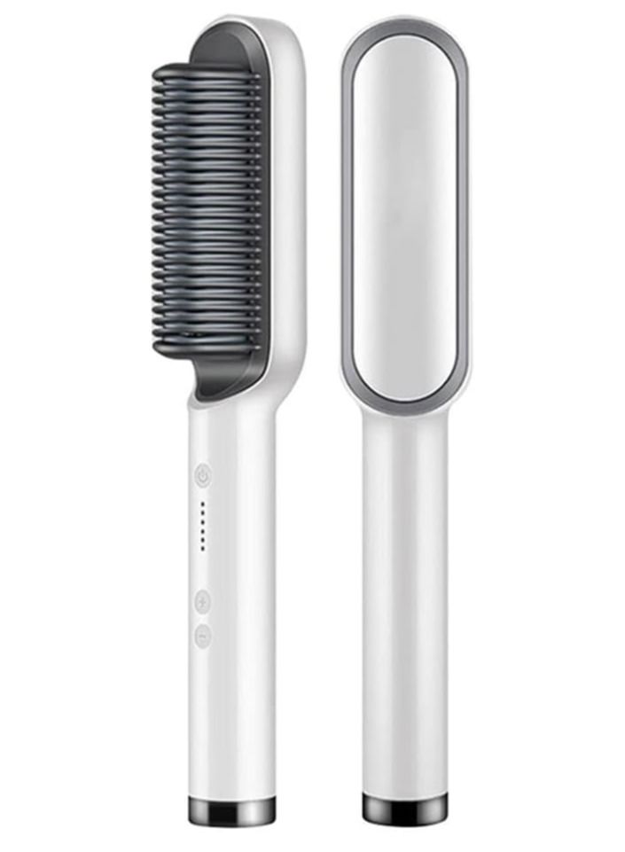 DubaiGallery Hair Straightener Comb, Hair Styler, Straightener machine Heating Electric Straightener with 5 Temperature Control Hair Straightener for Women, Multicolour - Image 1