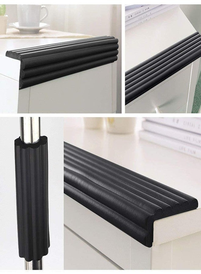 YOMITH Edge Corner Guards Safety Bumpers Soft, Wide Edge Protector with Strong Adhesive Multi-Purpose Foam Pre-Taped, Proofing Corners Strip Foam for Baby, Kids, Child, (1 Pcs) (Black) - Image 4