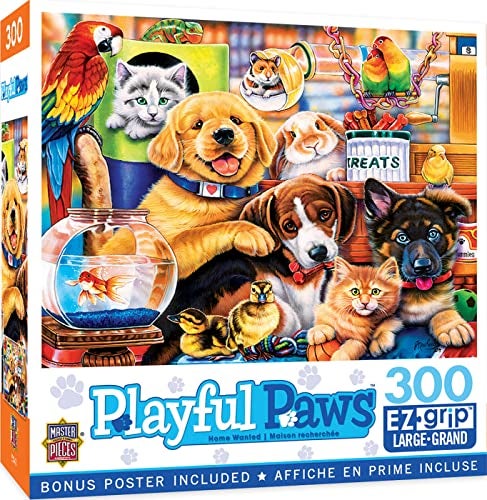 MasterPieces 300 Piece EZ Grip Jigsaw Puzzle - Home Wanted - 18"x24" - Image 1