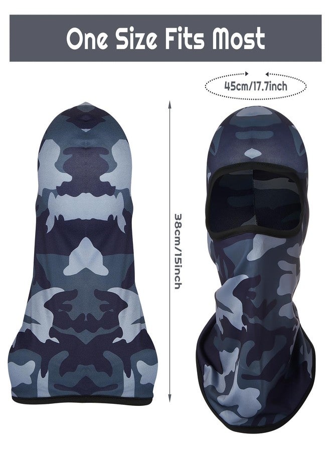 زانماي قناع وجه كامل من زانماي، 20 قطعة، قناع تزلج، حماية من الأشعة فوق البنفسجية، غطاء كامل للوجه للرجال والنساء، مناسب للرياضات الخارجية (تمويه). - Image 2