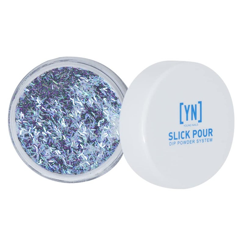 Young Nails SlickPour Dip Powder - Extended Wear Dip Powder Nail Color for use with SlickPour System Prep, Base, Activator & Top Coat, Fortified with Calcium & Vitamin E, Fantasy Blitz, 15g