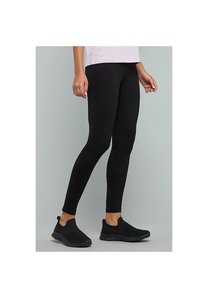 R&b  Solid Leggings with Elastic Waist for Women | Best Price UAE