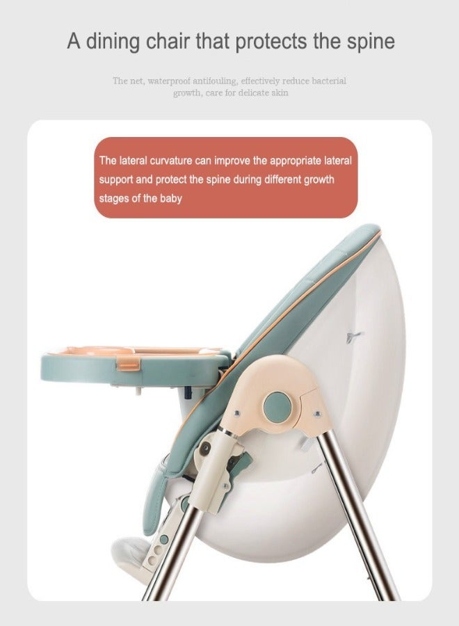 بيلانينا كرسي عشاء قابل للتحويل ٣ في ١ قابل للطي وقابل للتعديل وآمن للأطفال - Image 5