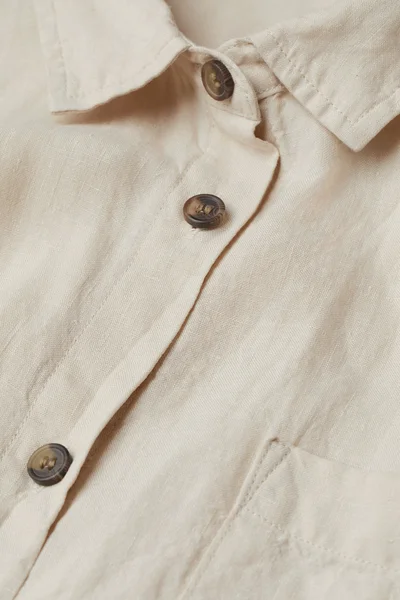 H&M Washed Linen Nightshirt