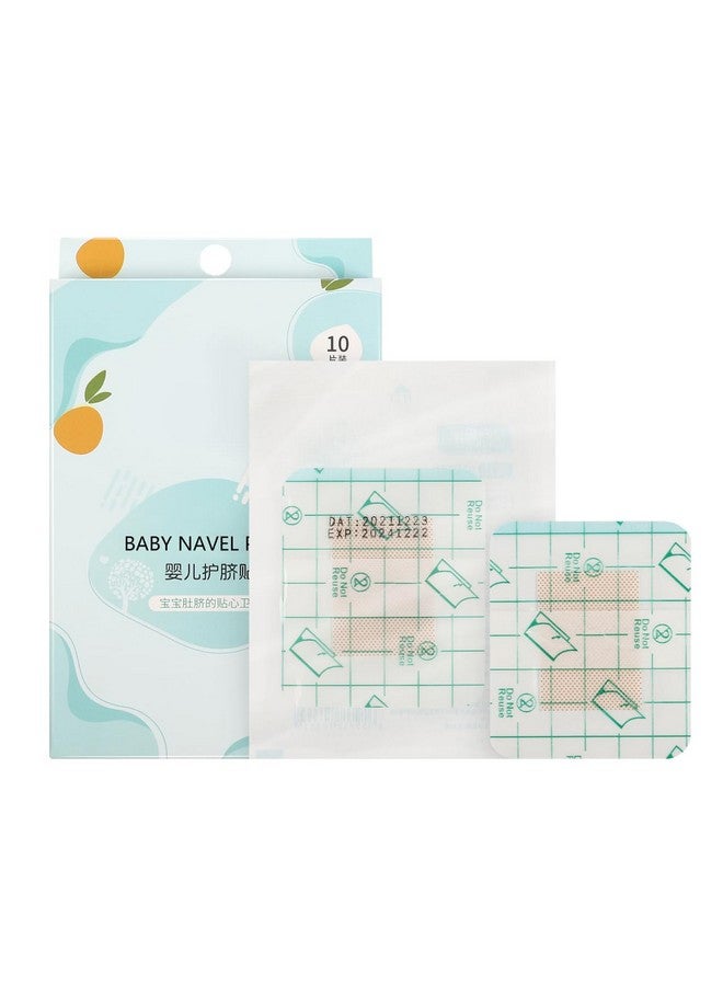 NUOBESTY 10pcs Baby Navel Sticker Waterproof Umbilical Cord Patch Swimming Bathing Infant Abdominal Binder Belly Button Protectors - Image 1