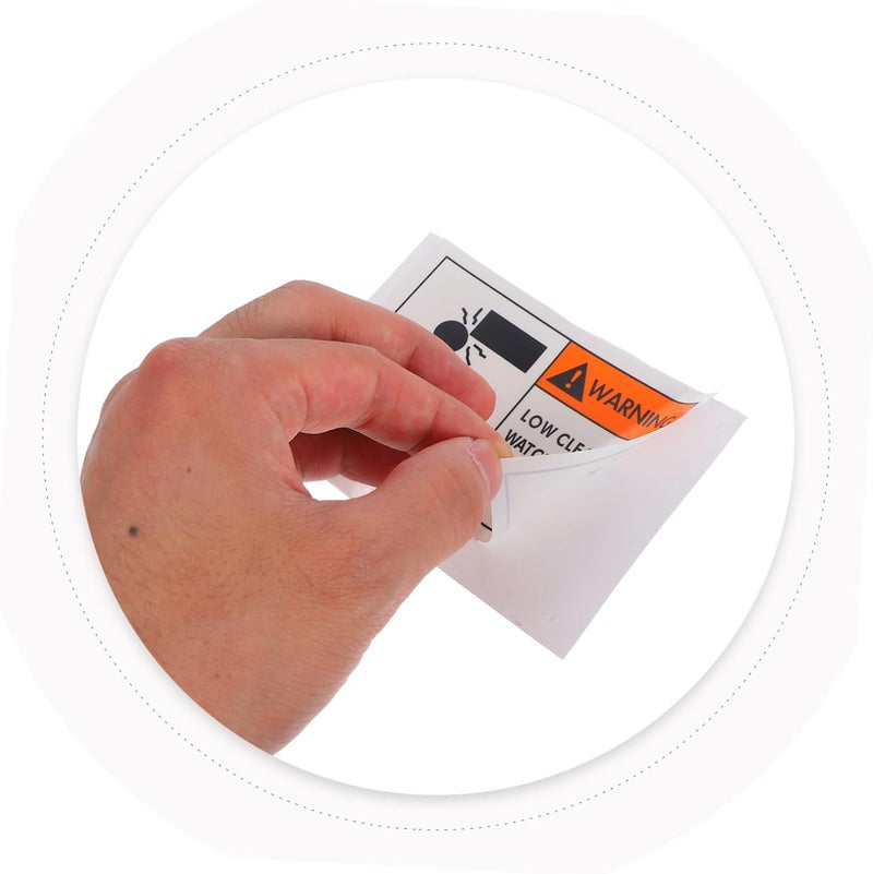 DECHOUS Outdoor Stickers Warning Signs Caution Decals Watch Your Head Safety Sticker - Image 3