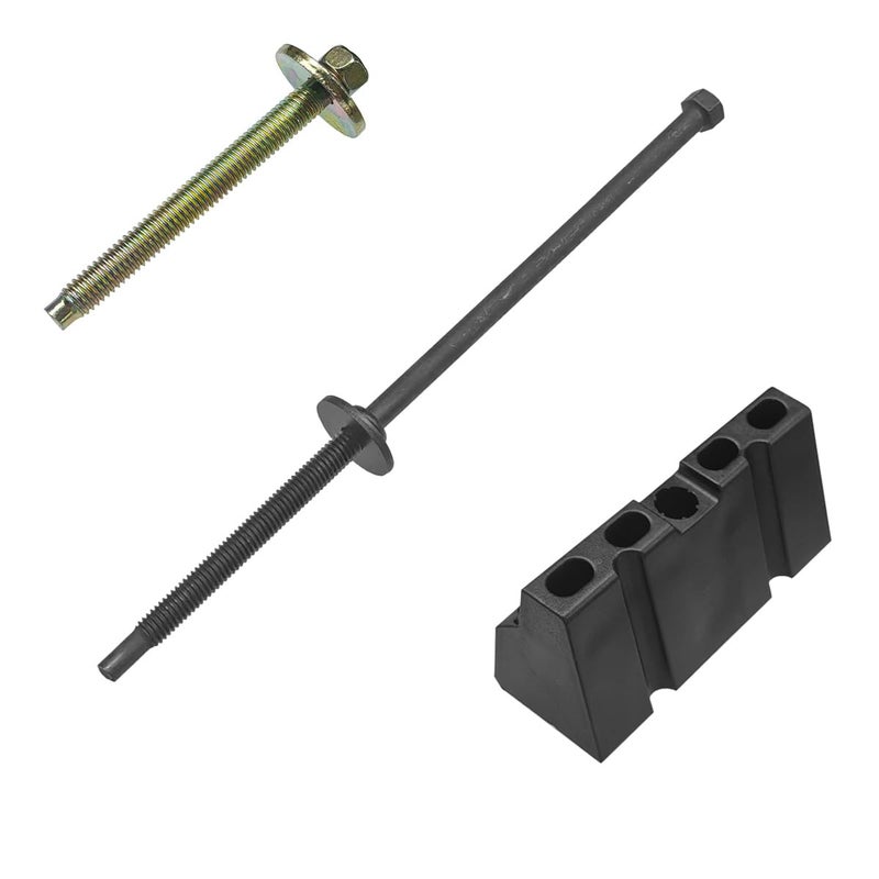 Base Clamp Car Battery Hold Down Kit Car Accessories Battery Tie Down Bracket with Stainless Steel Bolt Kit Compatible with Select Ford Mercury Lincoln GM Models 00588 Type B