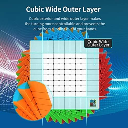 LiangCuber Moyu Meilong 10x10 Speed Cube Stickerless Meilong Puzzle Cube 10x10x10 Magic Cubes - Image 4
