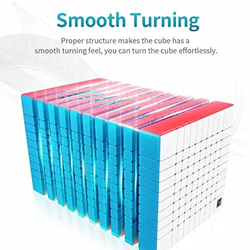 LiangCuber Moyu Meilong 10x10 Speed Cube Stickerless Meilong Puzzle Cube 10x10x10 Magic Cubes - Image 3