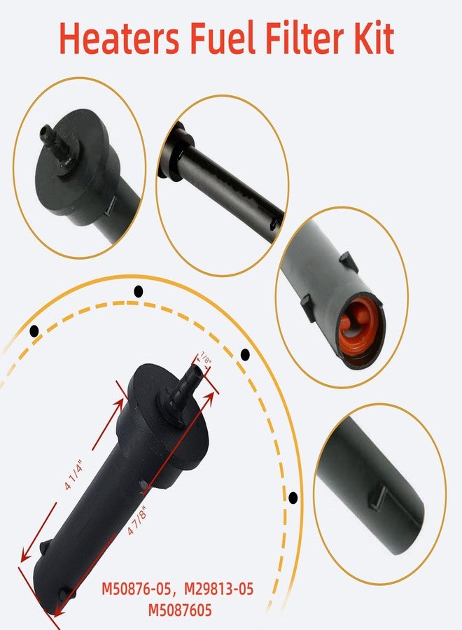 Dgdhf طقم فلتر وقود بديل Dgdhf M50876-05 يناسب سخانات الكيروسين من ريدي، ماستر، ريمنجتون، وديسا (مجموعة من قطعتين) - Image 3