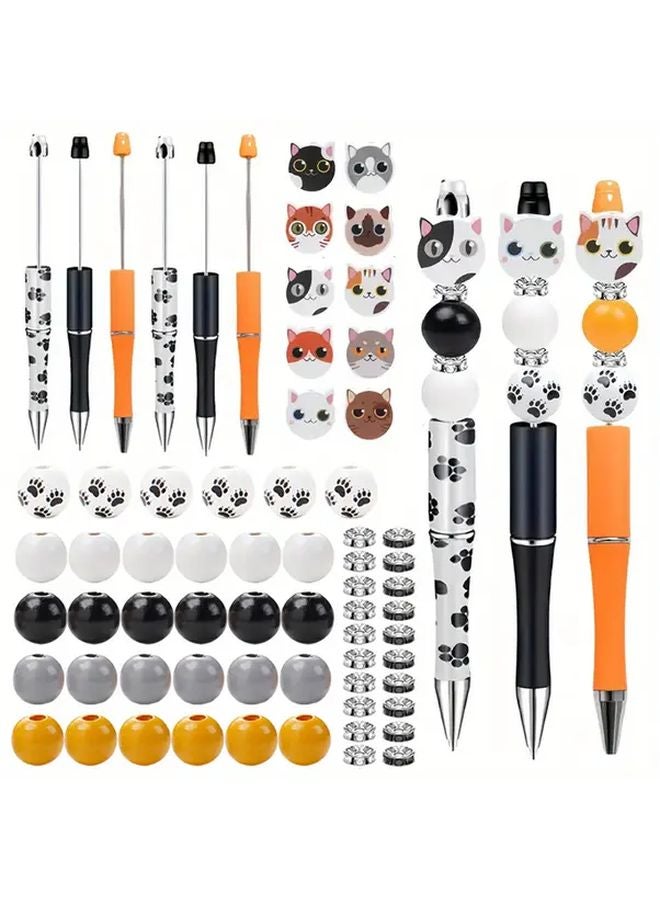 Butterfly Series 68pcs Cat Beading Kit DIY Animal Bead Art Jewelry Making Set - Image 2