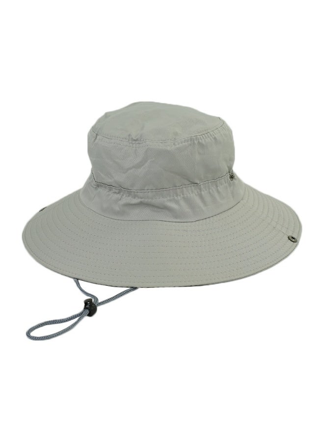 NIBEMINENT Men Women Sun Hat Cowboy Hat with Straw Wide Brim Bucket Breathable Boonie Hats for Fishing, Hiking, Garden, Beach - Image 1