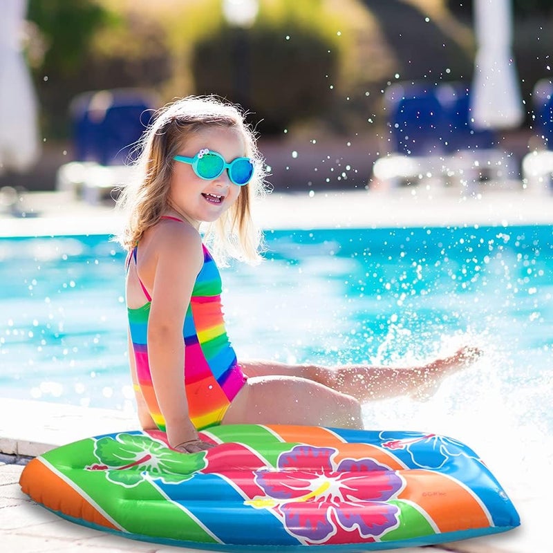 Art Creativity Luau Surfboard Inflate, Inflatable Surfboard for Beach, Tropical and Luau Party Decorations, Inflatable Pool Toy for Kids and Adults, Beach Party Inflate - Image 5