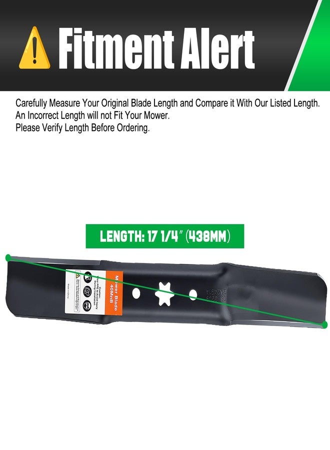 Grasscool ZT1 50 Blades for Cub Cadet 942-05052A Ultima ZT1 ZT2 Enduro XT1 XT2 LT50 50 inch Deck Lawn Mower Replace 742-05052A 942-05052(High-Lift) - Image 3