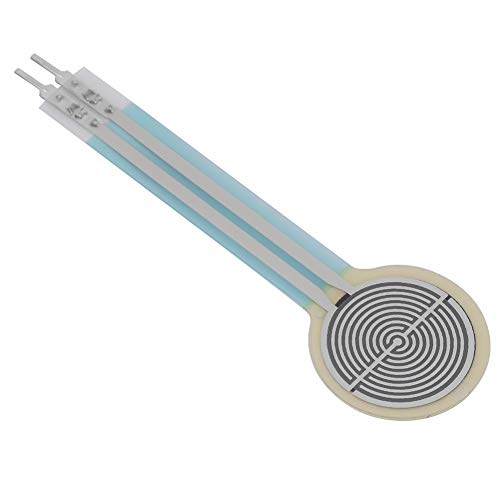 Walfront Thin Film Pressure Sensor Type Pressure Transducer Force Sensing Resistor Force Sensitive Resistor Long Tail 0-10kg for 1.27cm / 0.5" Diameter - Image 1