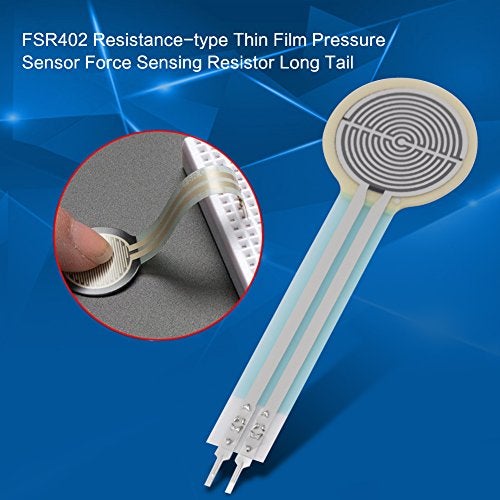 Walfront Thin Film Pressure Sensor Type Pressure Transducer Force Sensing Resistor Force Sensitive Resistor Long Tail 0-10kg for 1.27cm / 0.5" Diameter - Image 4