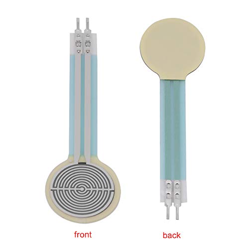 Walfront Thin Film Pressure Sensor Type Pressure Transducer Force Sensing Resistor Force Sensitive Resistor Long Tail 0-10kg for 1.27cm / 0.5" Diameter - Image 3