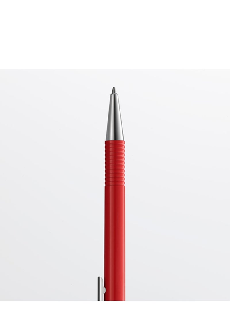 LAMY قلم حبر جاف م+ ذو رأس متوسط حبر أسود برميل أحمر - Image 3