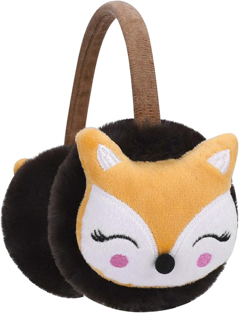 IPENNY Kids Winter Warm Soft Plush Earmuffs Boys Girls Soccer Ear Warmer for Outdoor - Image 1