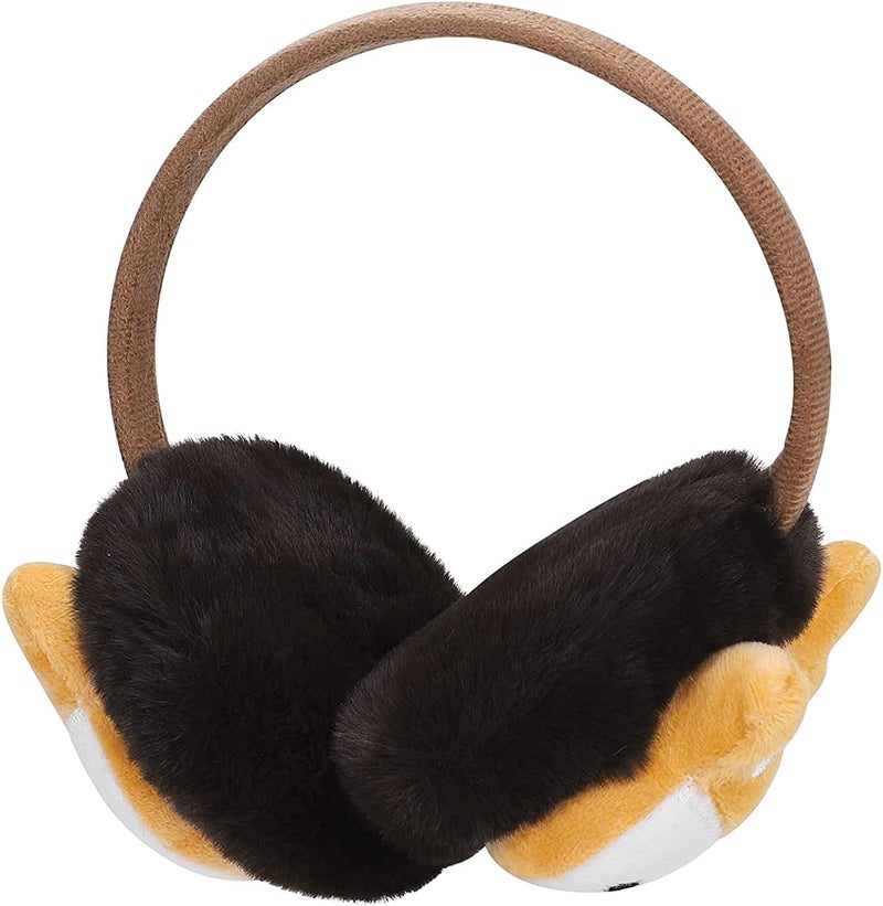 IPENNY Kids Winter Warm Soft Plush Earmuffs Boys Girls Soccer Ear Warmer for Outdoor - Image 2