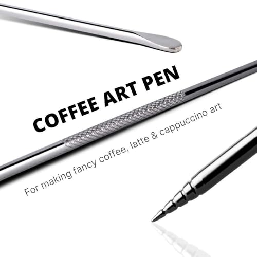 Homepixi Milk Frothing Pitcher (1500ML) with Coffee Art Needle, 304 Stainless Steel Espresso Coffee Pitcher for Latte Art, Jug for Milk Frothing, Barista Tools for Cappuccino & Coffee - Image 4