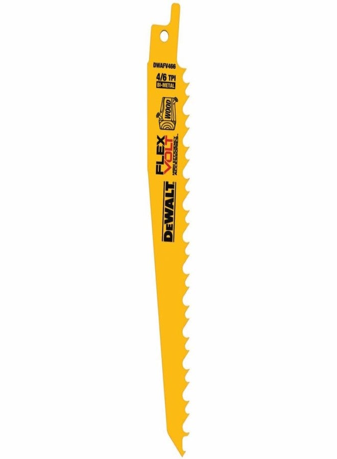 DEWALT FLEXVOLT Reciprocating Saw Blades, 5-Pack, 6”, 6TPI, Stainless Steel (DWAFV466) - Image 4