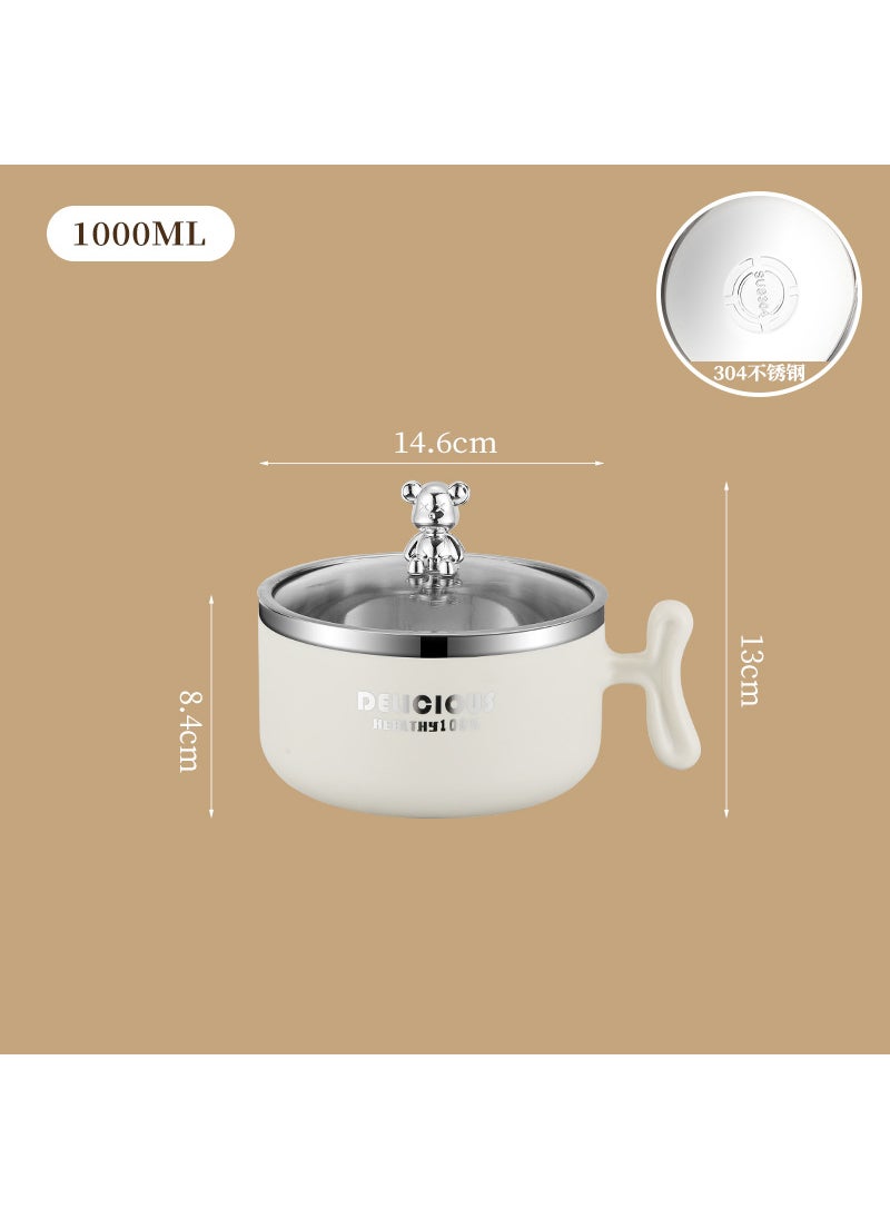 304 Stainless Steel Noodle Bowl with Lid Glass Bear [1000ML]] - pzsku/Z4B52C9C31972FC6E6F4FZ/45/_/1730314386/07a8646a-a00f-42ce-9ca0-353565499669