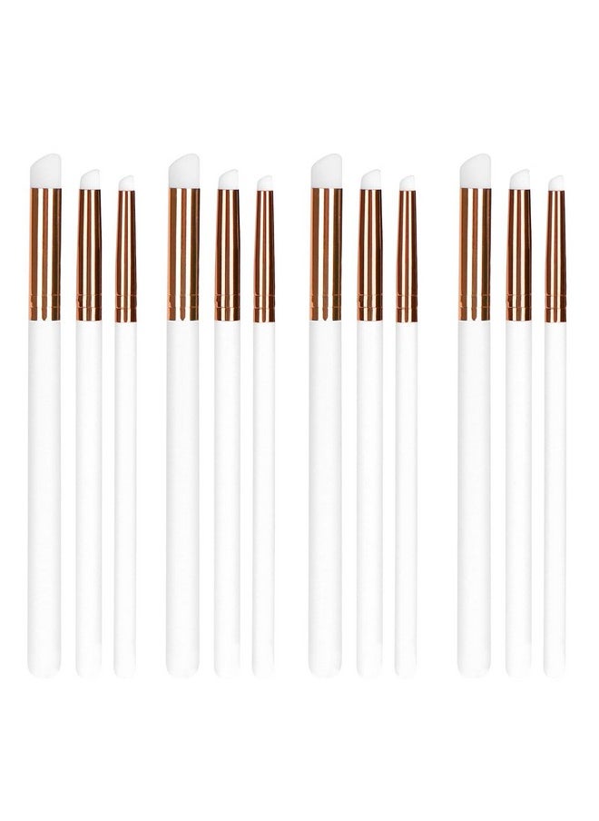 UNIMEIX - Mini Blending Brushes For Card Making, Dry Miniature Painting Set Background Blender Paint Brushes Small Detailed Paint Brushes (12) - Image 1