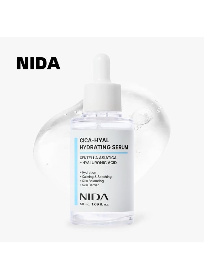نيدا سيروم نيدا سيكا-هيال المرطب | سنتيلا اسياتيكا، حمض الهيالورونيك | ترطيب، تهدئة، موازنة البشرة، حاجز حماية للبشرة | 50 مل، 1.69 أونصة سائلة - Image 1