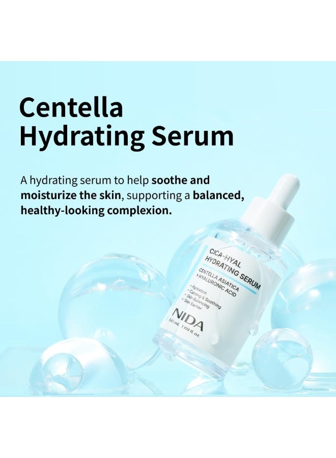نيدا سيروم نيدا سيكا-هيال المرطب | سنتيلا اسياتيكا، حمض الهيالورونيك | ترطيب، تهدئة، موازنة البشرة، حاجز حماية للبشرة | 50 مل، 1.69 أونصة سائلة - Image 2