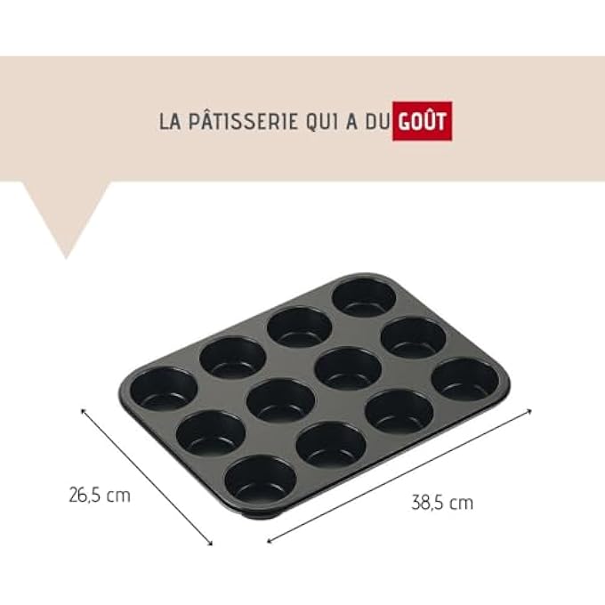 Zenker 12 Cup Muffin Tin Black - Image 3