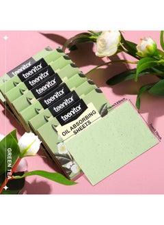 Teenitor Teenitor Oil Blotting Sheets for Face, 800 Sheets Oil Absorbing Sheets for Face, Natural Green Tea Blotting Paper for Oily Skin, Face Oil Sheets for Your Face Oil Wipes for Face, Oil Control Film  - Image 2