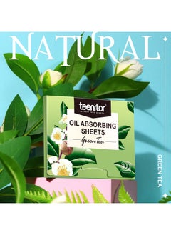Teenitor Teenitor Oil Blotting Sheets for Face, 800 Sheets Oil Absorbing Sheets for Face, Natural Green Tea Blotting Paper for Oily Skin, Face Oil Sheets for Your Face Oil Wipes for Face, Oil Control Film  - Image 3