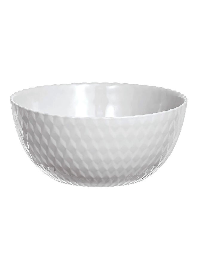 Luminarc Pampille Dishwasher And Microwave Safe Tempered Glass Multipurpose Bowl Light Grey 13 Cm Q4647 - Image 1