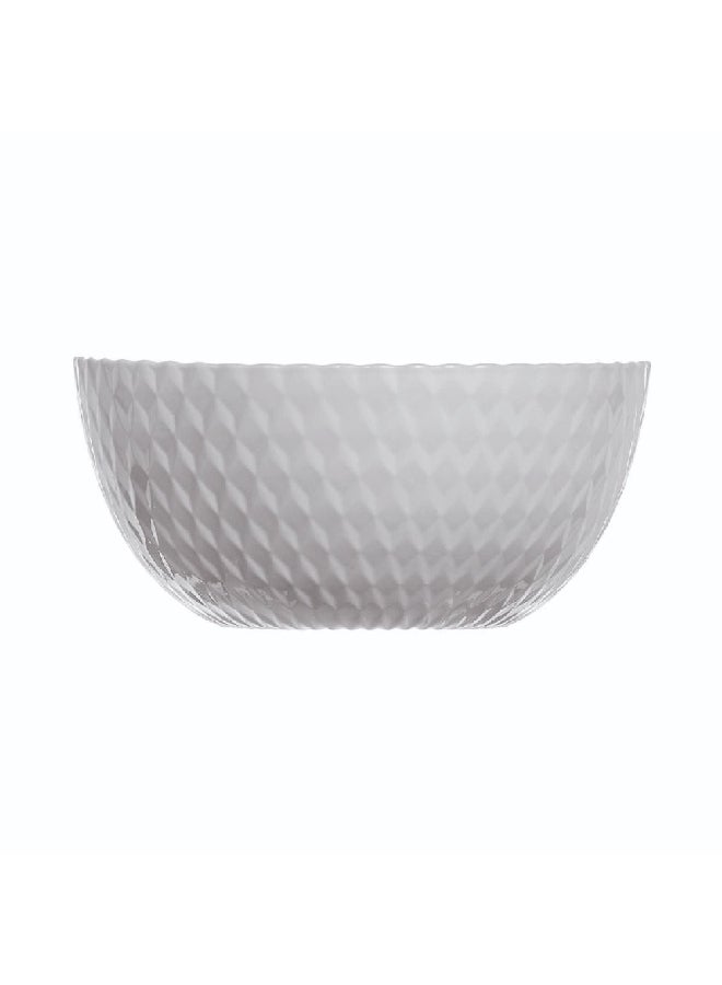 Luminarc Pampille Dishwasher And Microwave Safe Tempered Glass Multipurpose Bowl Light Grey 13 Cm Q4647 - Image 2
