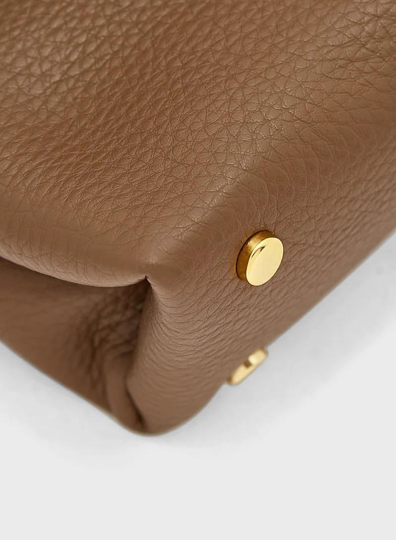 ELLA Minimalist Scarf Strap Satchel Bag