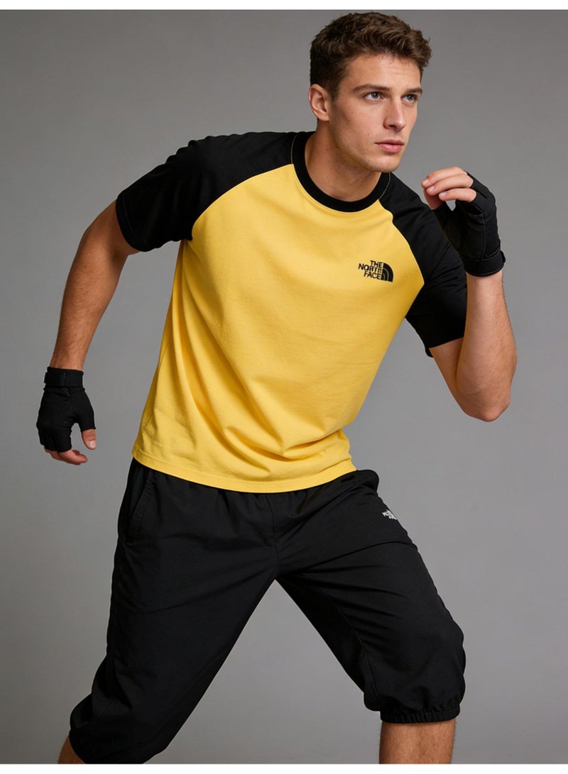 THE NORTH FACE color matching cotton T-shirt unisex loose casual couple short sleeve T-shirt - Image 5