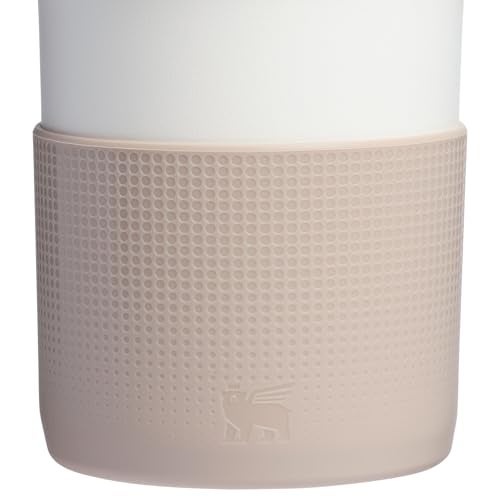 STANLEY Quencher Boot and Straw Cover Cap | Anti-Slip Silicone Protector for 40 oz Tumbler with Handle | Accessory Set for Stainless Steel Drinking Cup | BPA-Free | Sand - Image 2