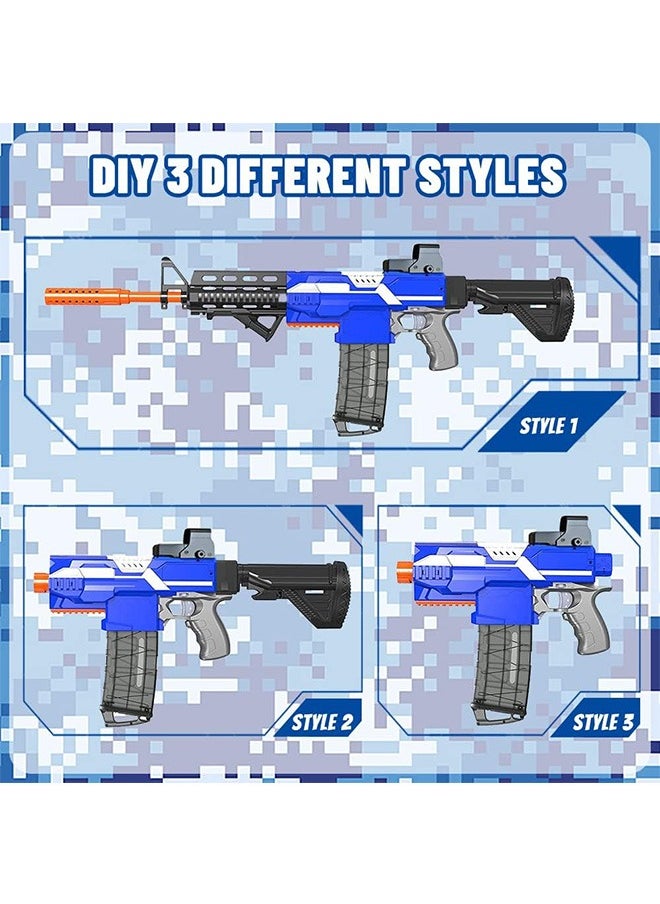 Garlo Toy Gun, 3 Modes Burst Electric Toy Foam Blaster with 120 Bullets, Motorized Toys for 6-12 Year Old Boys, Birthday Gifts for Kids Age 6+  - Image 4