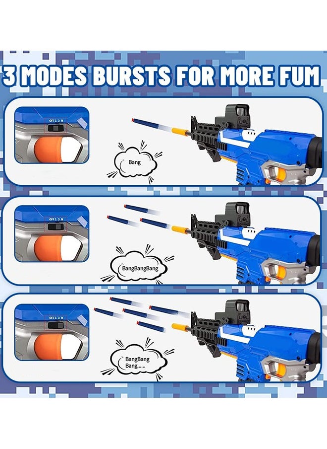 Garlo Toy Gun, 3 Modes Burst Electric Toy Foam Blaster with 120 Bullets, Motorized Toys for 6-12 Year Old Boys, Birthday Gifts for Kids Age 6+  - Image 2