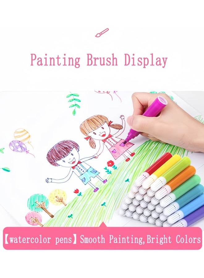 208pcs Professional Art Supplies - Oil Pastels, Colored Pencils, Markers, Drawing Tools in Ergonomic Holder Box for Young Artists, Creative Playset with Vibrant Colors, Art Supplies for Beginners|Vibrant Art Supplies|Durable Art Materials, Art Supplies for Beginners - Image 4