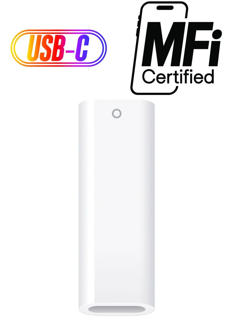 ابل  محول USB-C إلى Apple Pencil باللون الأبيض لون أبيض - Image 1