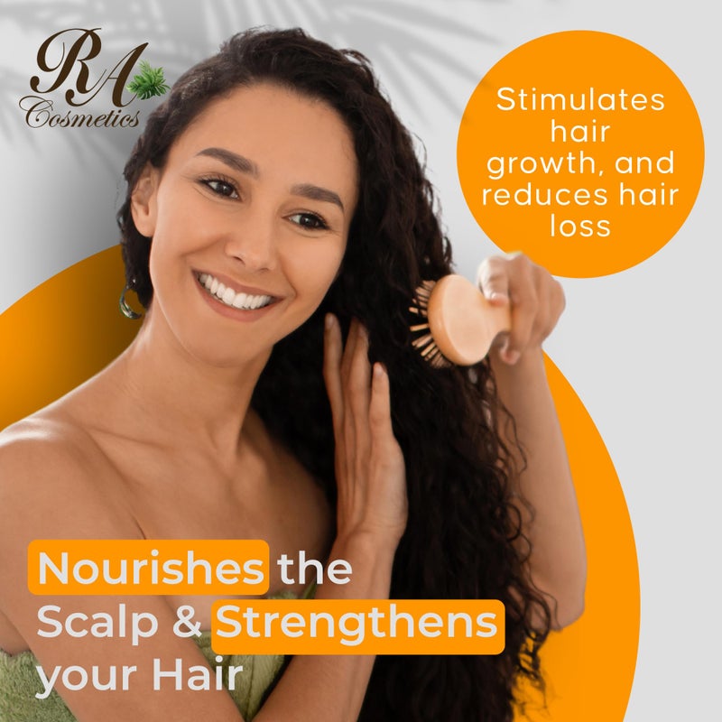 RA COSMETICS زيت باتانا الطبيعي غير المكرر من RA Cosmetics لنمو الشعر وإصلاحه | مرطب مغذي للشعر التالف - بلسم مقوي من هندوراس، 4 أونصات - Image 4
