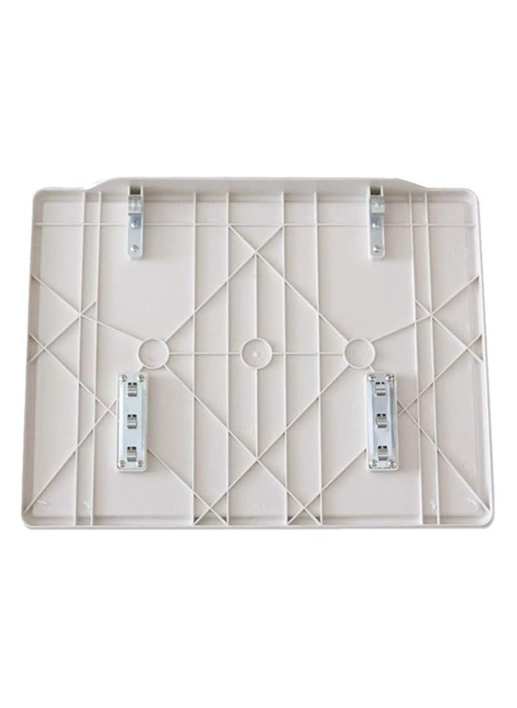 Table Mate, Multifunction TV Tray Table, Foldable TV Tray on Bed and Sofa, Comfortable Folding Table, with 6 Height and 4 Tilt Degree Adjustments,55-73CM