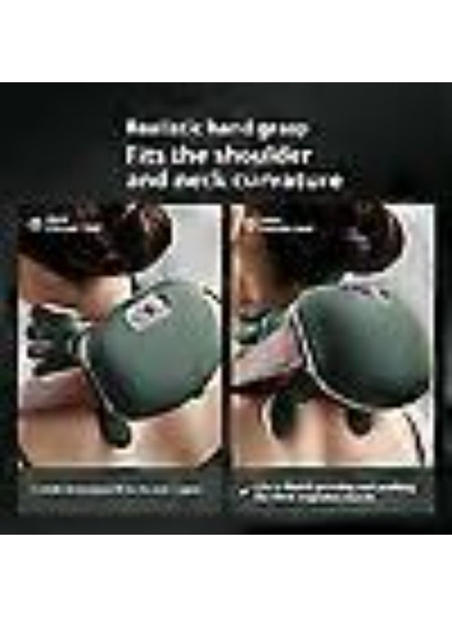 ELTRAZONE Shiatsu Massage Master for Shoulder & Neck – Portable Electric Heated Deep Tissue Massager with Simulated Human Kneading, 4D Shiatsu Nodes, Muscle Relaxation, Pain Relief, Heat Therapy, Wireless Design, Ergonomic Comfort for Neck, Shoulders, Back & Full Body (Jinmu3) - Image 4