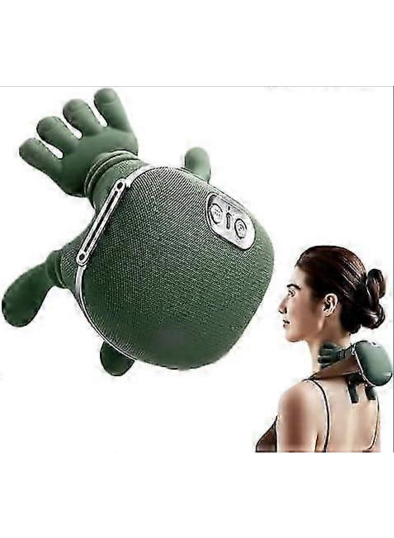 ELTRAZONE Shiatsu Massage Master for Shoulder & Neck – Portable Electric Heated Deep Tissue Massager with Simulated Human Kneading, 4D Shiatsu Nodes, Muscle Relaxation, Pain Relief, Heat Therapy, Wireless Design, Ergonomic Comfort for Neck, Shoulders, Back & Full Body (Jinmu3) - Image 1