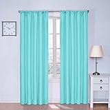 eclipse Eclipse 42" x 84" Insulated Darkening Single Panel Rod Pocket Window Treatment Living Room, Pool  - Image 1